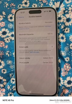 Nový iPhone 15 128gb 100% baterie - 4