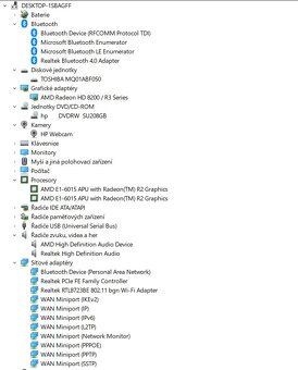 HP 255 G4,AMD E1-6015,WIN 10,HDD 500GB,RAM 8GB,15.6 palců - 4