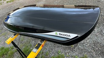 STŘEŠNÍ BOX ORIGO ŠKODA AUTO-SUPER STAV,ZAMYACÍ,2X KLÍČEK - 4
