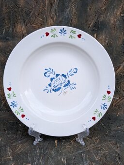 4 ks vintage hluboké talíře. - 4