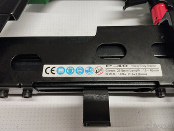 Profi pneumatická sponkovačka APLUS P-40 na velké spony-nová - 4