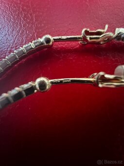 Zlato / zlaté náušnice kruhy italy 14 karátu - 4