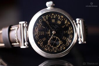 Starožitné švýcarské stříbrné hodinky OMEGA 1900 - 4
