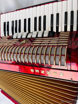 Predám akordeón Hohner Verdi II N- 96 Basový - Made in Germa - 4