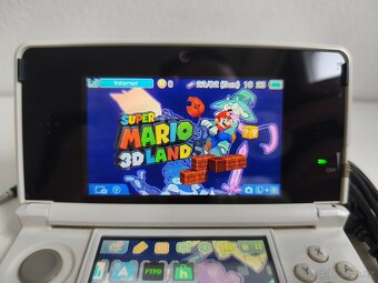 Nintendo 3DS Ice White + homebrew hack a 64GB karta - 4
