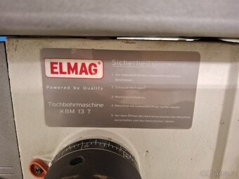 Stojanová vrtačka Elmag - 4