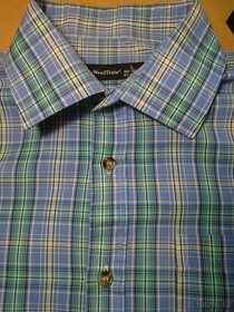 Pánská kostkovaná košile Cedar W.S./L/2x58cm - 4