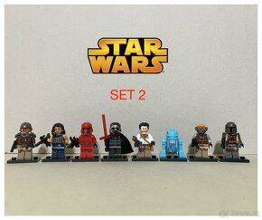 Rôzne figúrky Star Wars 1 (8ks) typ lego - nové - 4