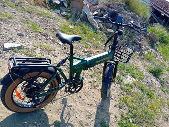 SKLÁDACÍ CELOODPRUŽENÉ ELEKTROKOLO 1000 W - 4
