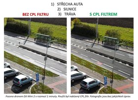 Polarizační CPL filtr pro dron DJI Mini, 2, SE - NOVÝ - 4