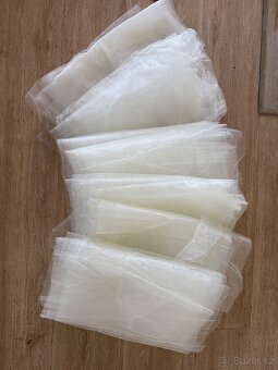 Svatební dekorace - Organza a jutové běhouny - 4