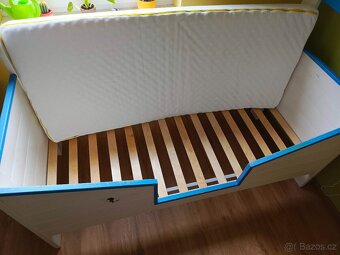 Dětská postel z masivu 160x70, matrace - 4
