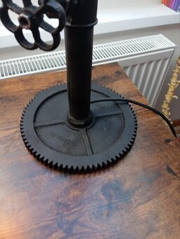Jedinečná industriální lampa-ruční výroba - 4