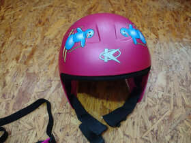 Dětská lyžařská helma KEEN s brýlemi. - 4