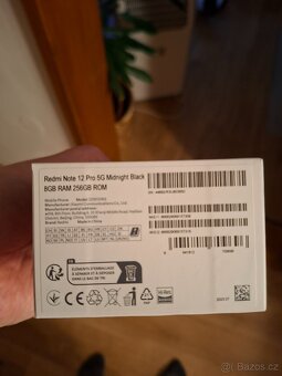 Xiaomi redmi note 12 pro 5g 8gb/256gb - 4