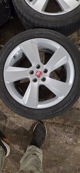Alu kola R18 5x108 Jaguar, 5034, letní pneu 245/45 - 4