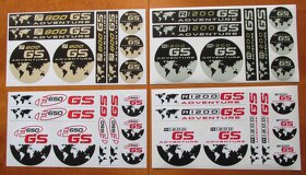 Samolepka sady na  BMW GS - 4