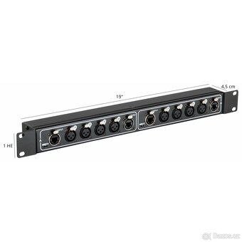2 x 4 kanálový stage box a splitter - 4