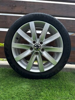 Alu kola 5x112 r17 s letním pneu (porto1) - 4