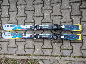 Dětské lyže Salomon X Race 120cm + hůlky - 4