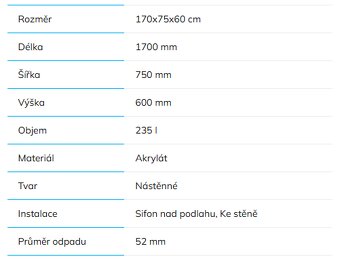 NOVÁ VANA POLYSAN VIVA D MONOLITH 170x75x60cm - 4
