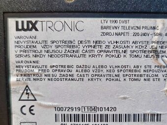 TV Luxtronic LTV 1990 - 4
