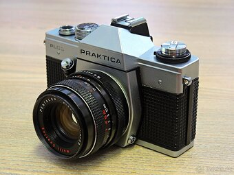Praktica PLC 3 + 50/1.8 electric MC (M42) + příslušenství - 4