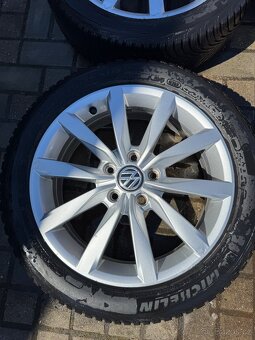 ORIGINÁL Alu Volkswagen Dijon R17, 5x112 - CELOROČNÍ - 4