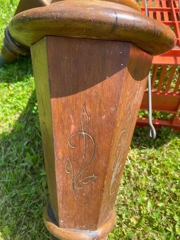 Starožitné dřevěné nohy od klavíru - 4