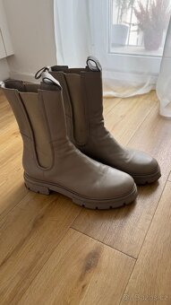 Chelsea boty vysoké vel. 42 béžové - MJUS Beatrix - 4