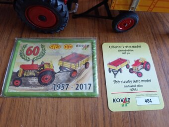 kovap jubilejní traktor zetor 60 - 4