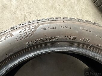 prodám letní pneumatiky 205/55/17 Bridgestone celá sada - 4