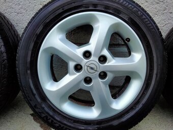 Alu kola originál Opel, 6J x r16, 5x110, ET 44, Letní pneu - 4