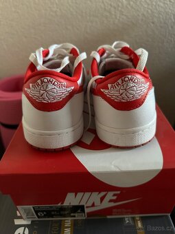 Air jordan 1 low OG white/red - 4