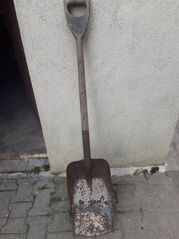 Starožitna lopata k parnímu stroji,lopata na pečení chleba - 4