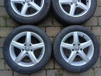 ALU kola,sada,originál VW,ASPEN,205/55 R16,5x112,9,5/8mm - 4