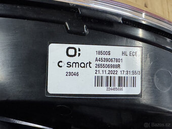 SMART FORTWO 453 FACELIFT - PRAVÁ ZADNÍ LAMPA LED - 4