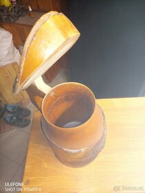 dřevěný džbánek , samorost - 4