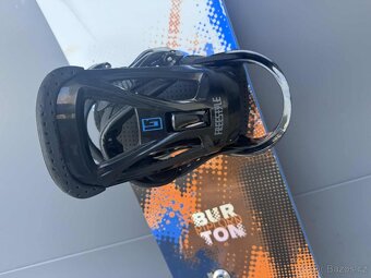Snowboard Burton 145 cm + vázání + obal – jako nový - 4