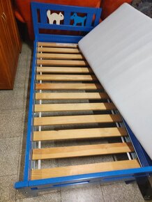 Postel dětská modrá - 4