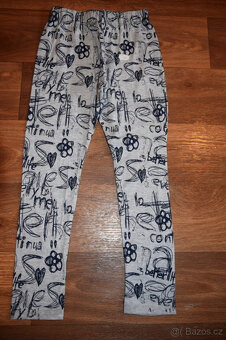 3x Dívčí legíny vel.122 - 128 NOVÉ - 4