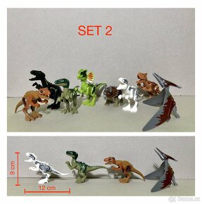 Rôzne dinosaury (8ks) typ lego - nové, nehrané - 4