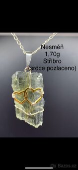Šperky z vltavínu a stříbra - 4