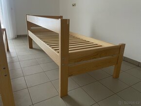 Dřevěná postel Roalholz Nela NR senior levá 4ks - 4