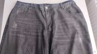 ŠIROKÉ DÁMSKÉ DŽÍNY VEL. 52/4XL - 4