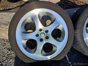 Alfa Romeo - 5x98 r17 kola s pneu 215/45 17 - 4
