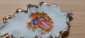 Starožitný porcelán - šperkovnice list - Limoges France - 4
