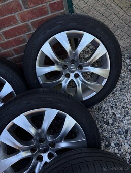 Kola 5x108 18 s letním pneu 245/45 R18 - 4