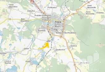 Prodej podílu 1/6 pole 13 387 m², Písek - Smrkovice - 4