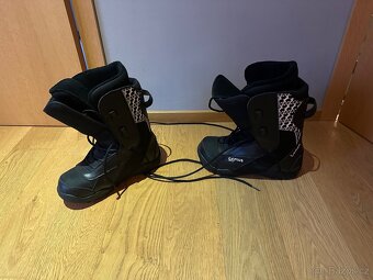 Snowboard + boty - 4